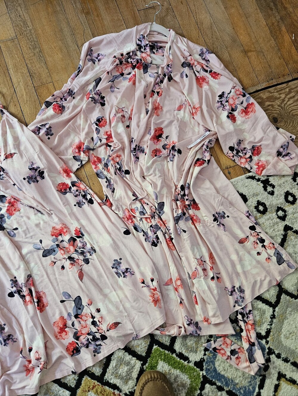 Soma Cool Nights Tie Front Chemise & Short Kimono Robe XXL NWT